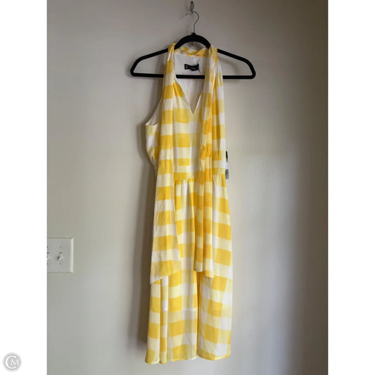 Dress Casual Maxi By New York And Co In Yellow, Size: M