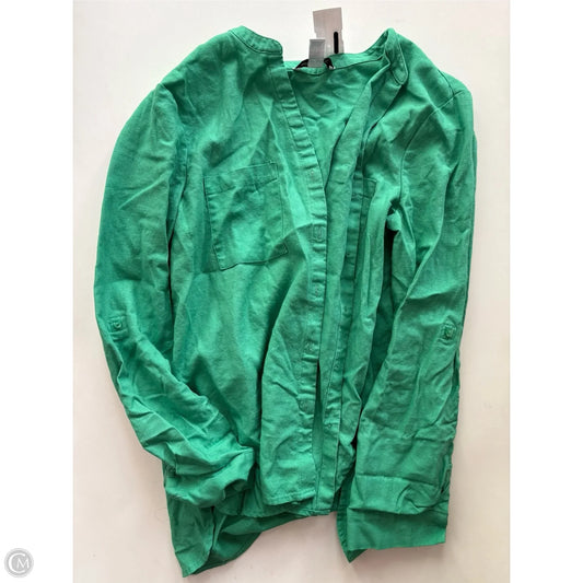 Top Long Sleeve By Nine West Apparel In Green, Size: M