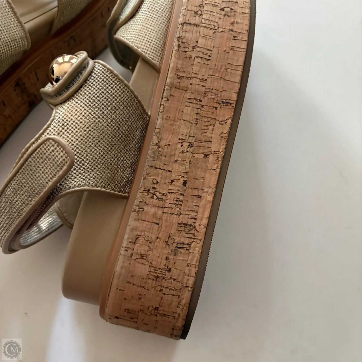 Sandals Heels Block By Shu Shop In Gold, Size: 10