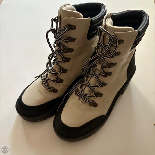 Boots Designer By Michael Kors In Cream, Size: 7.5