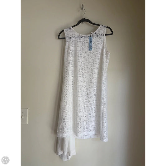 Dress Casual Midi By Cynthia Rowley In White, Size: M