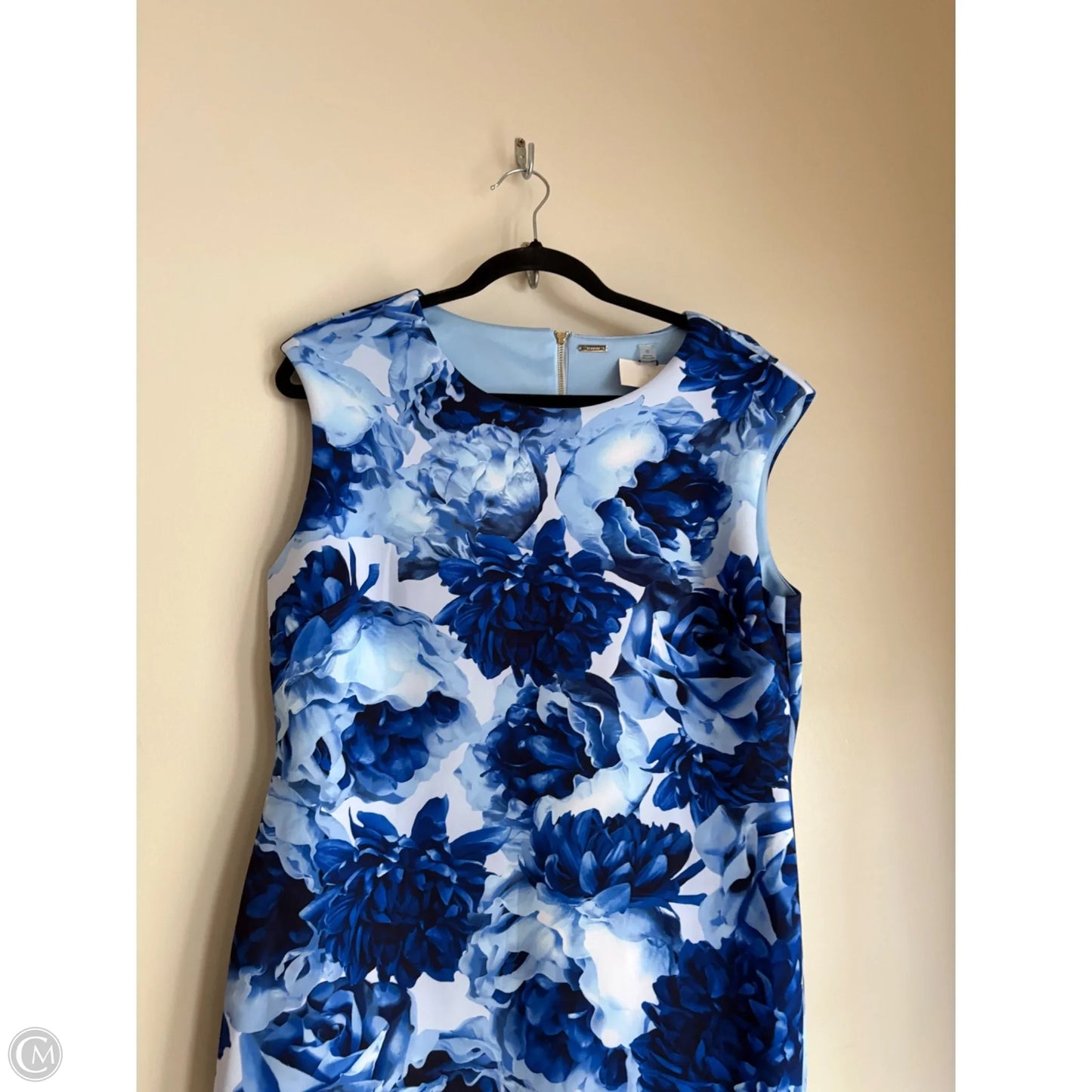 Dress Work By Tahari In Blue, Size: L