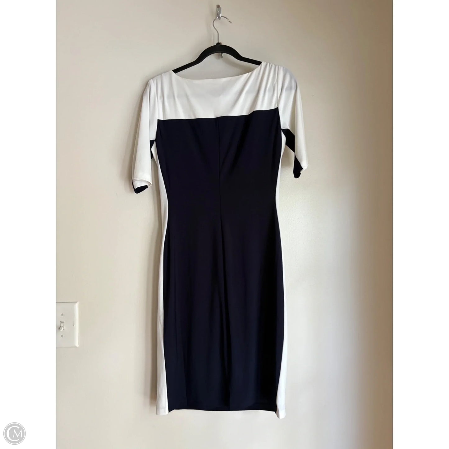 Dress Work By Anne Klein In Navy, Size: M
