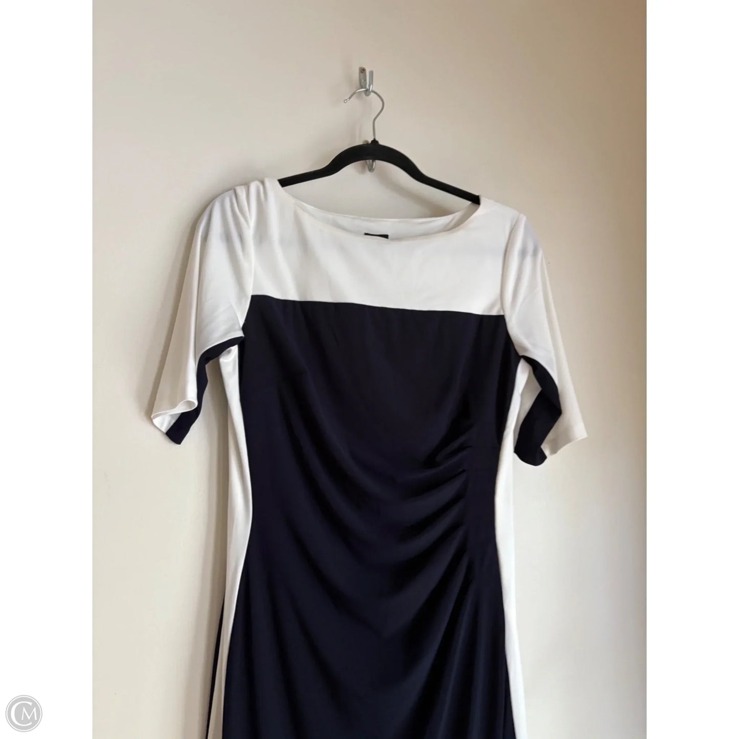 Dress Work By Anne Klein In Navy, Size: M