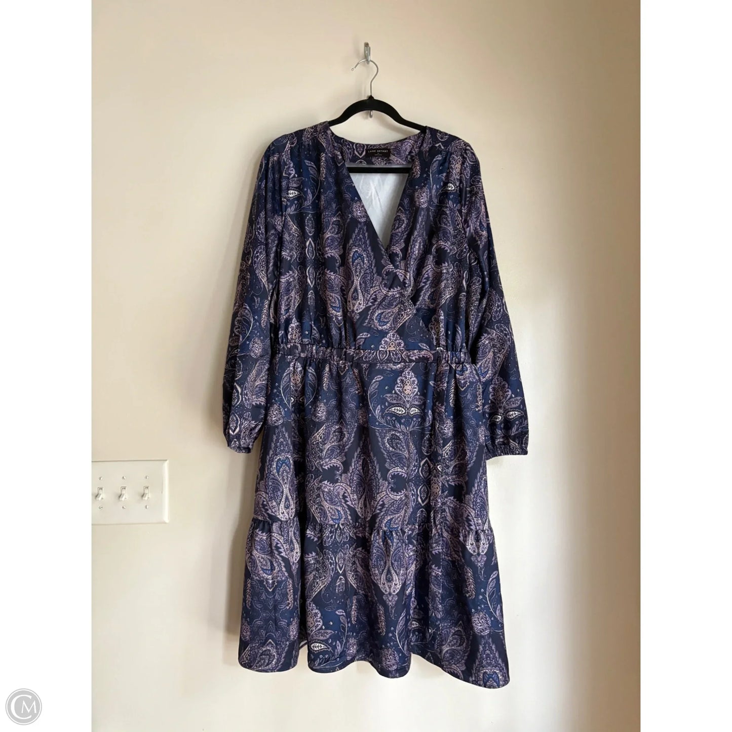 Dress Work By Lane Bryant In Multi-colored, Size: L