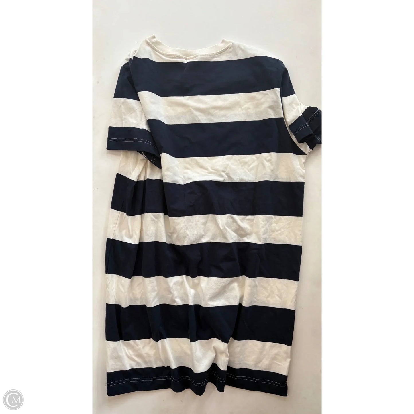 Dress Casual Midi By H&m In Striped Pattern, Size: Xl