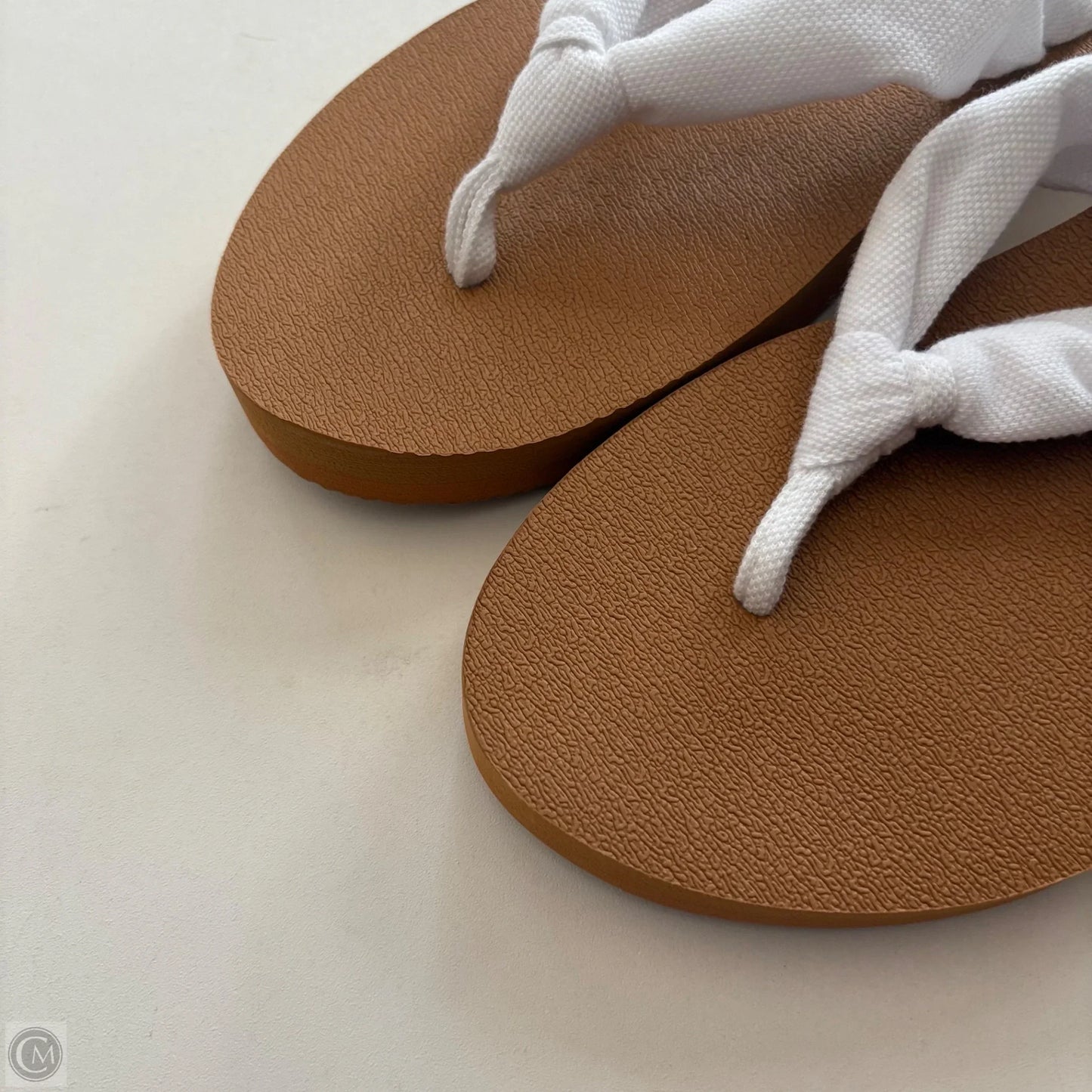 Sandals Flip Flops By Kuailu In White, Size: 11