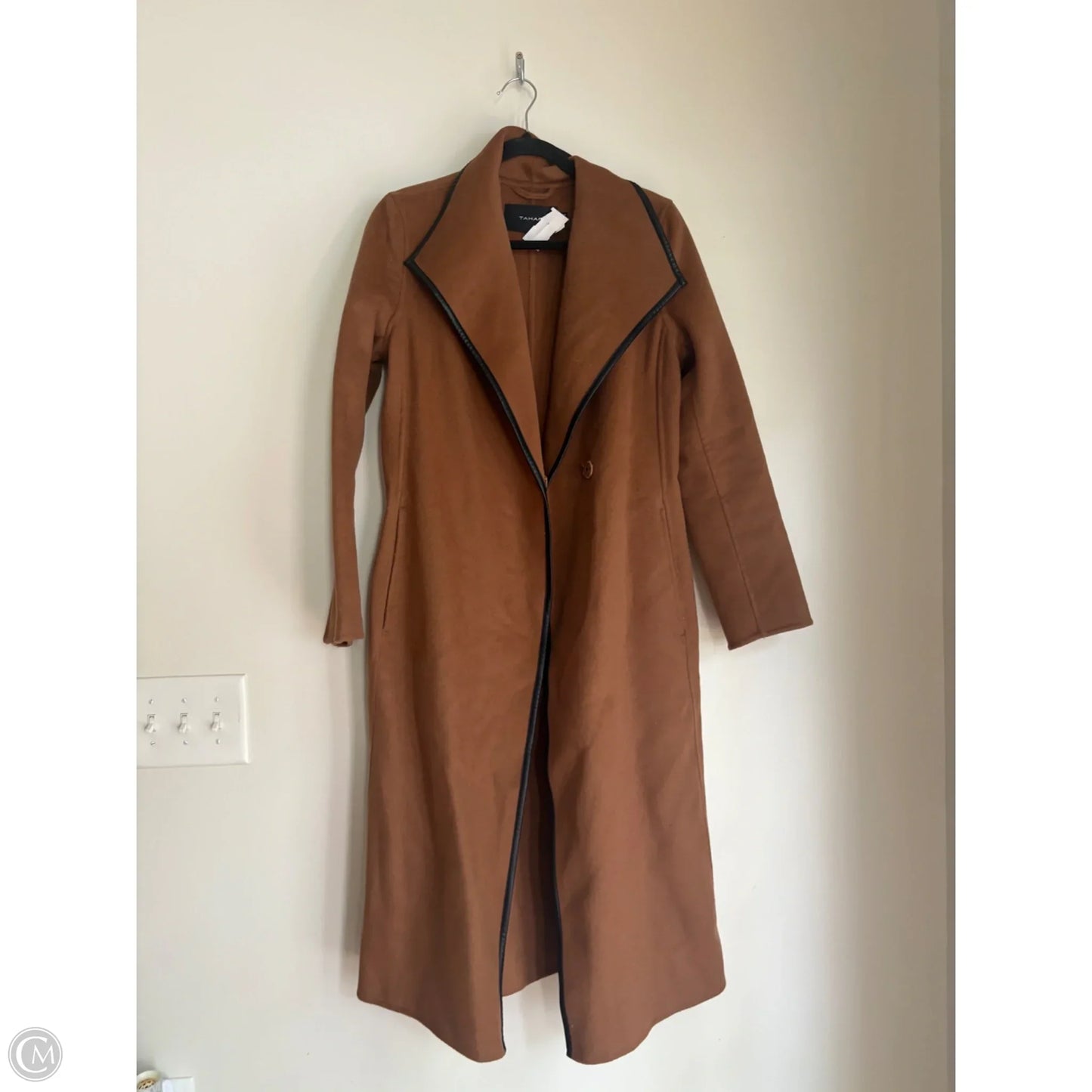 Coat Other By Tahari In Brown, Size: S