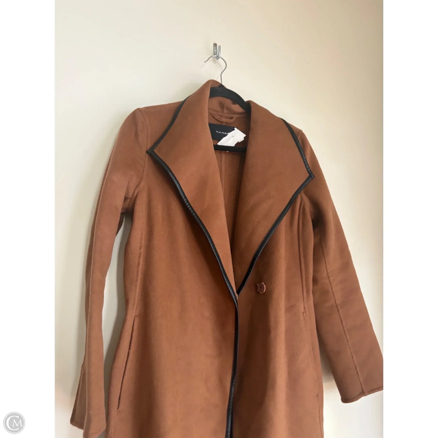 Coat Other By Tahari In Brown, Size: S