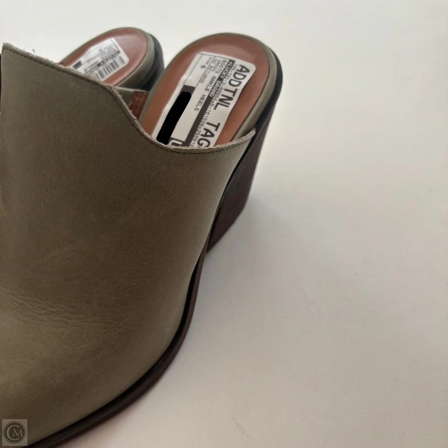Boots Ankle Heels By Lucky Brand In Green, Size: 6