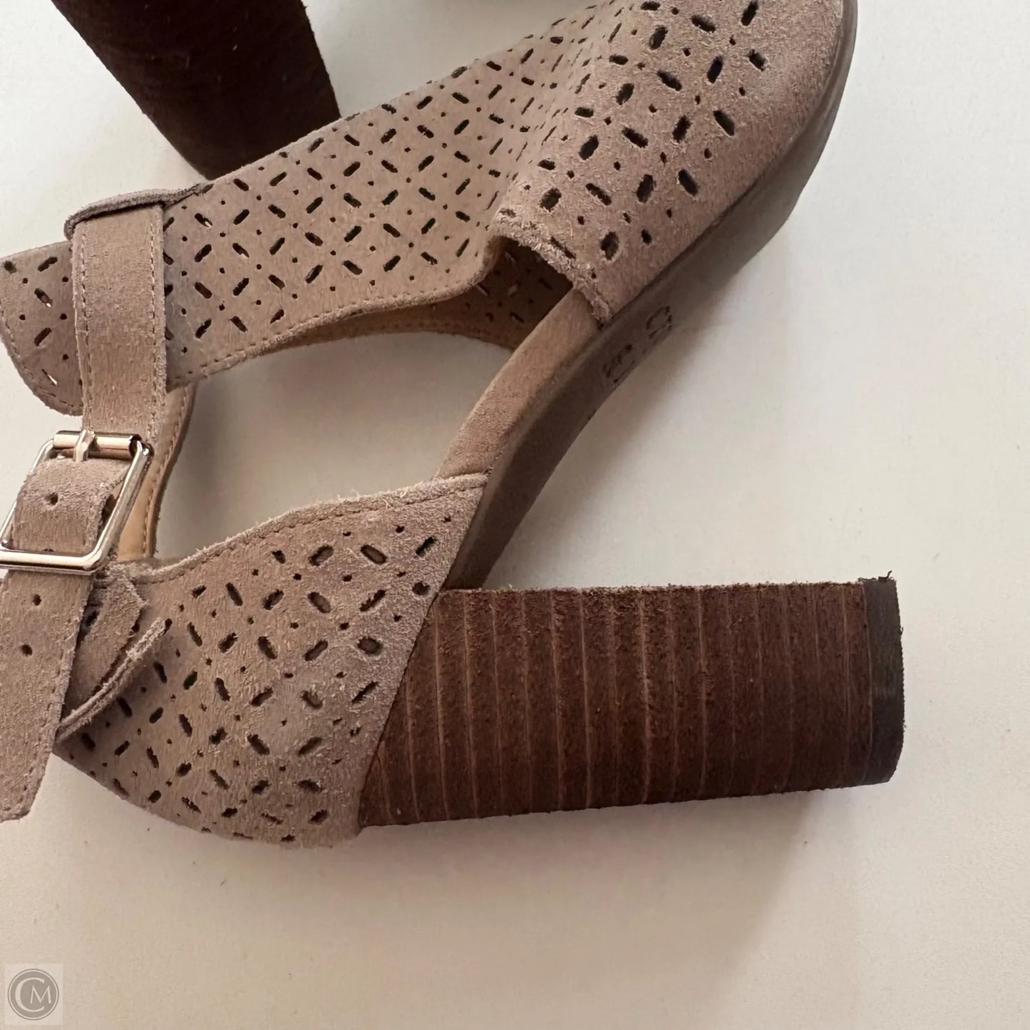 Shoes Heels Block By Crown And Ivy In Taupe, Size: 6