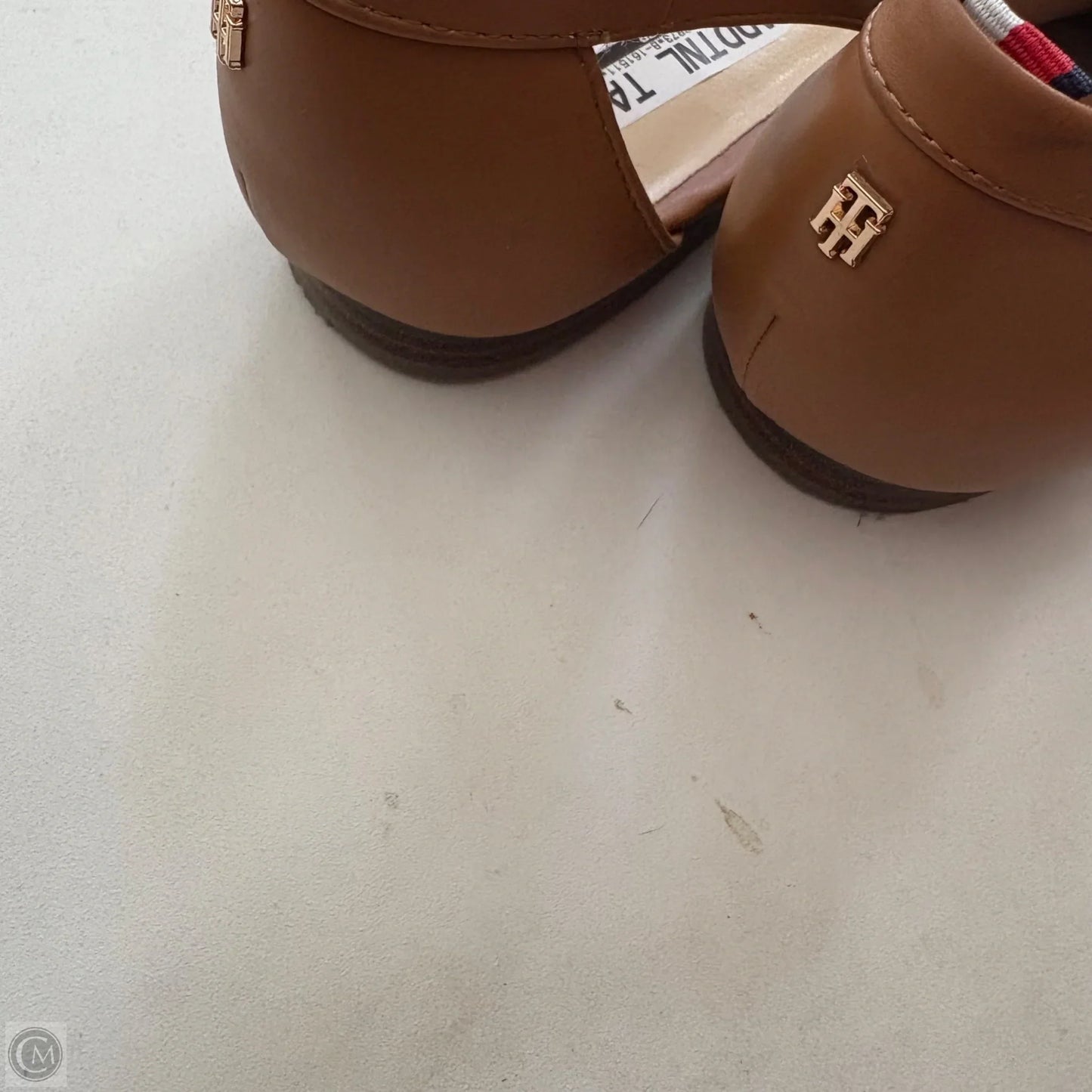 Sandals Flats By Tommy Hilfiger In Tan, Size: 10