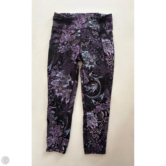 Athletic Leggings By Lululemon In Purple, Size: M