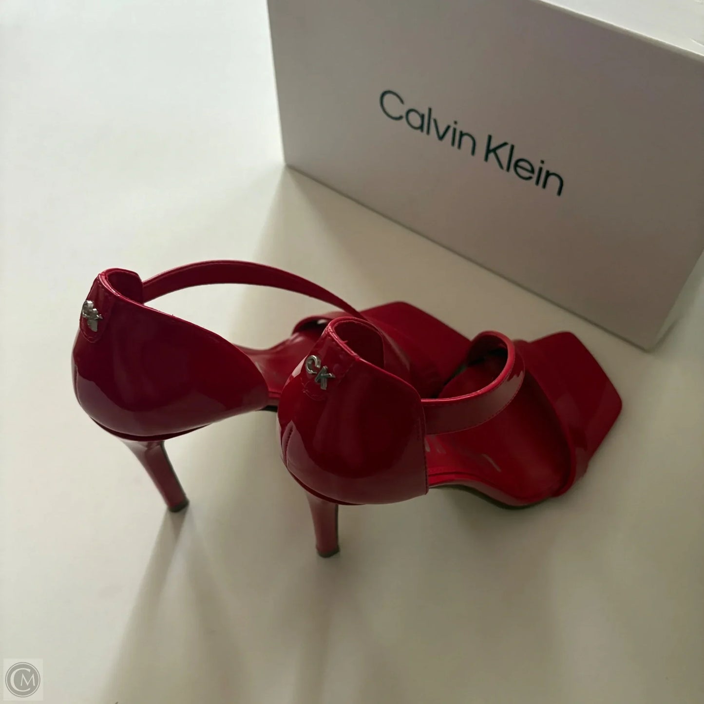 Shoes Heels Kitten By Calvin Klein In Red, Size: 6