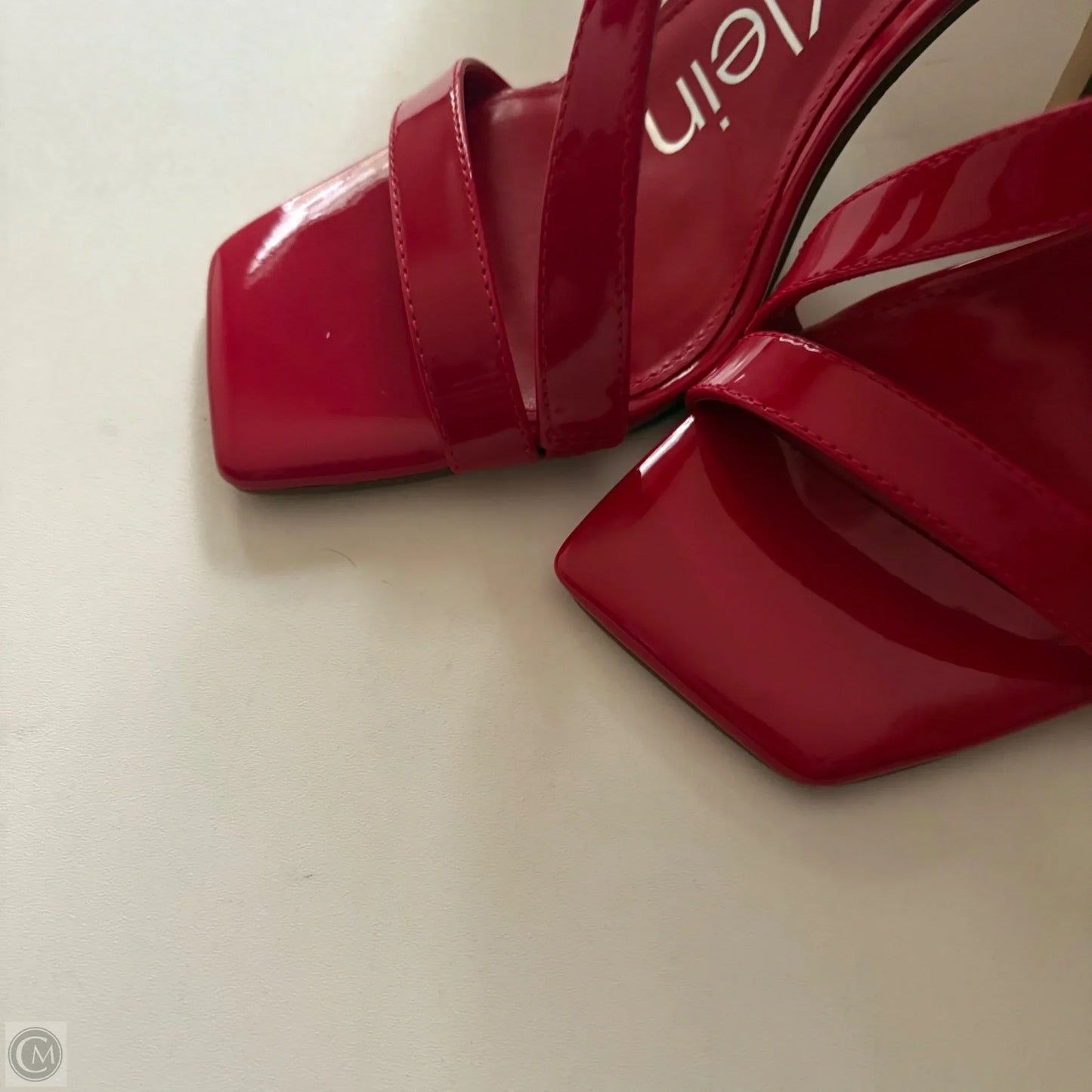 Shoes Heels Kitten By Calvin Klein In Red, Size: 6