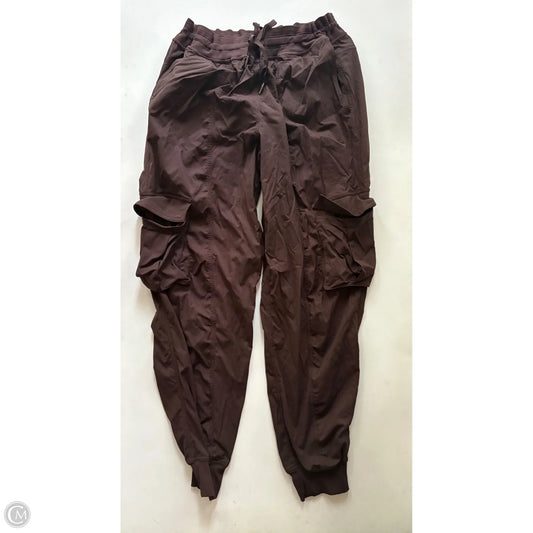 Athletic Pants By Lululemon In Brown, Size: L