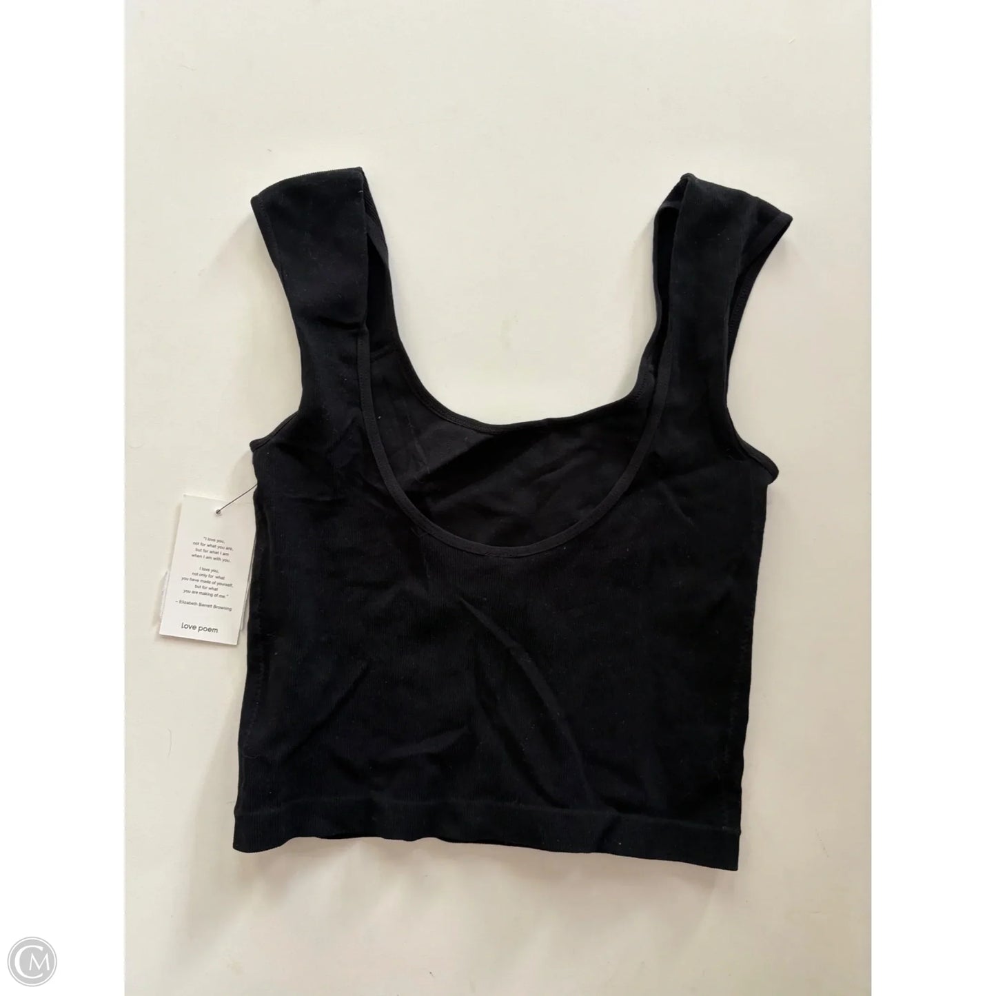 Athletic Tank Top By Clothes Mentor In Black, Size: M