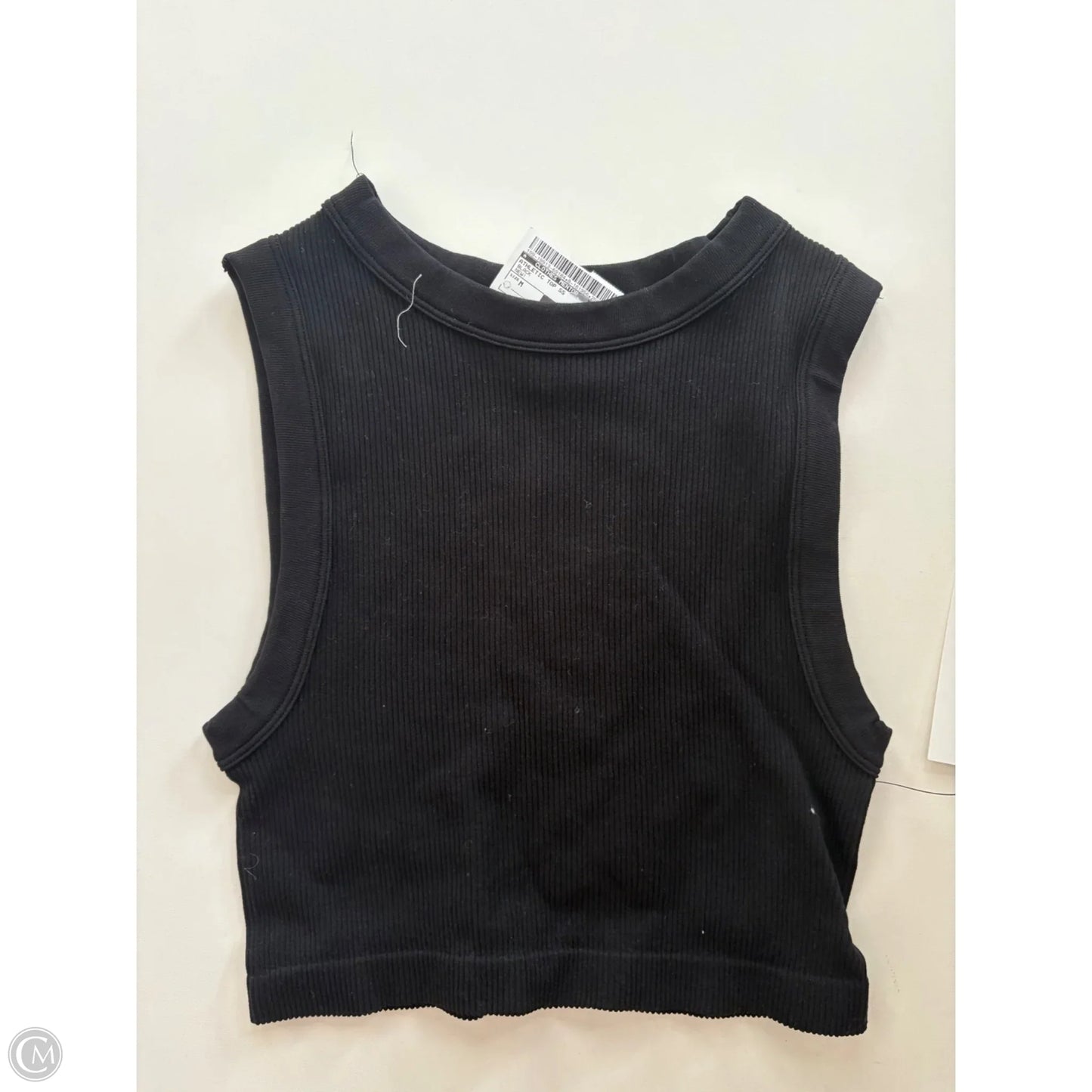 Athletic Top Short Sleeve By Clothes Mentor In Black, Size: M