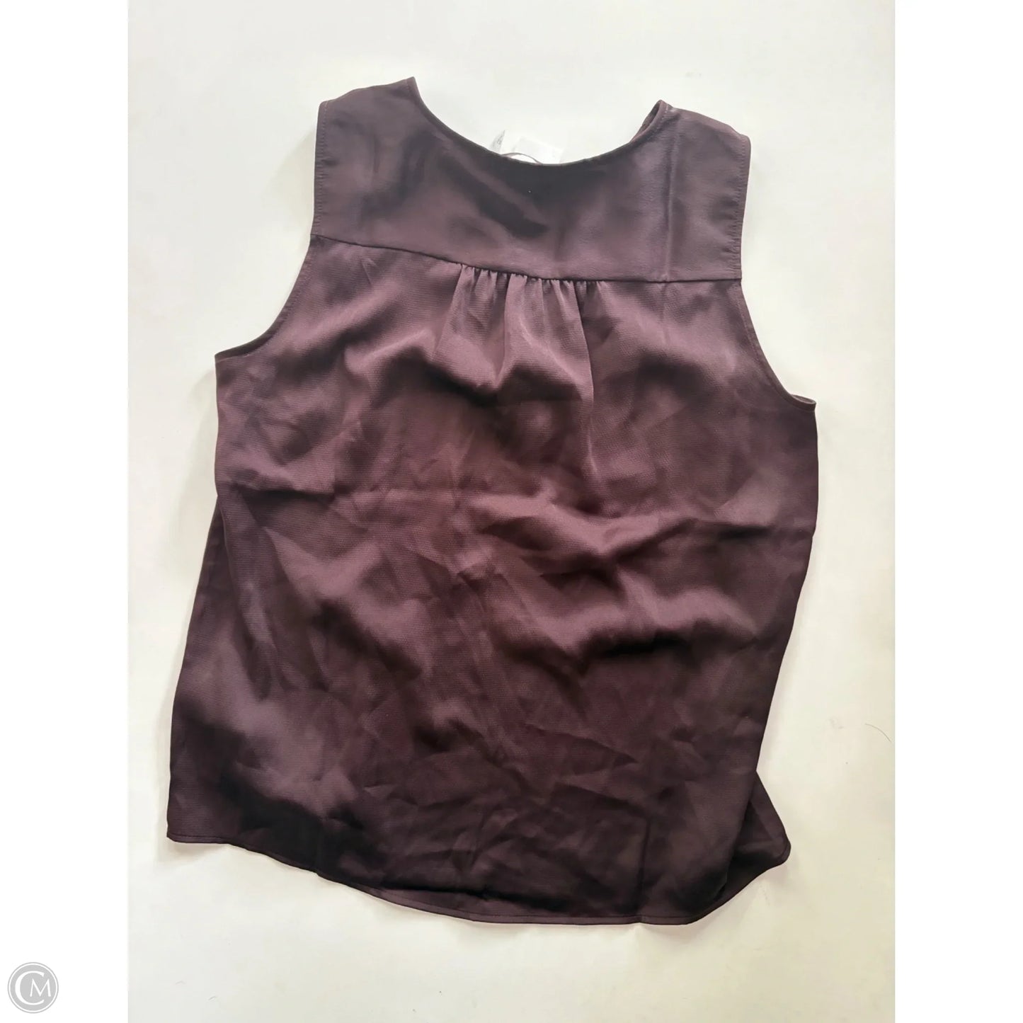 Blouse Sleeveless By H&m In Brown, Size: S