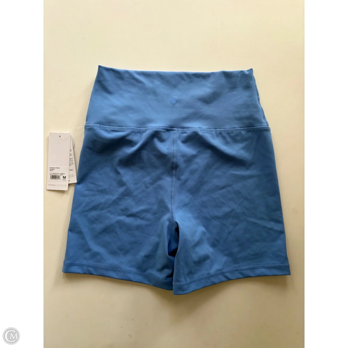 Athletic Shorts By Yogalicious In Blue, Size: M