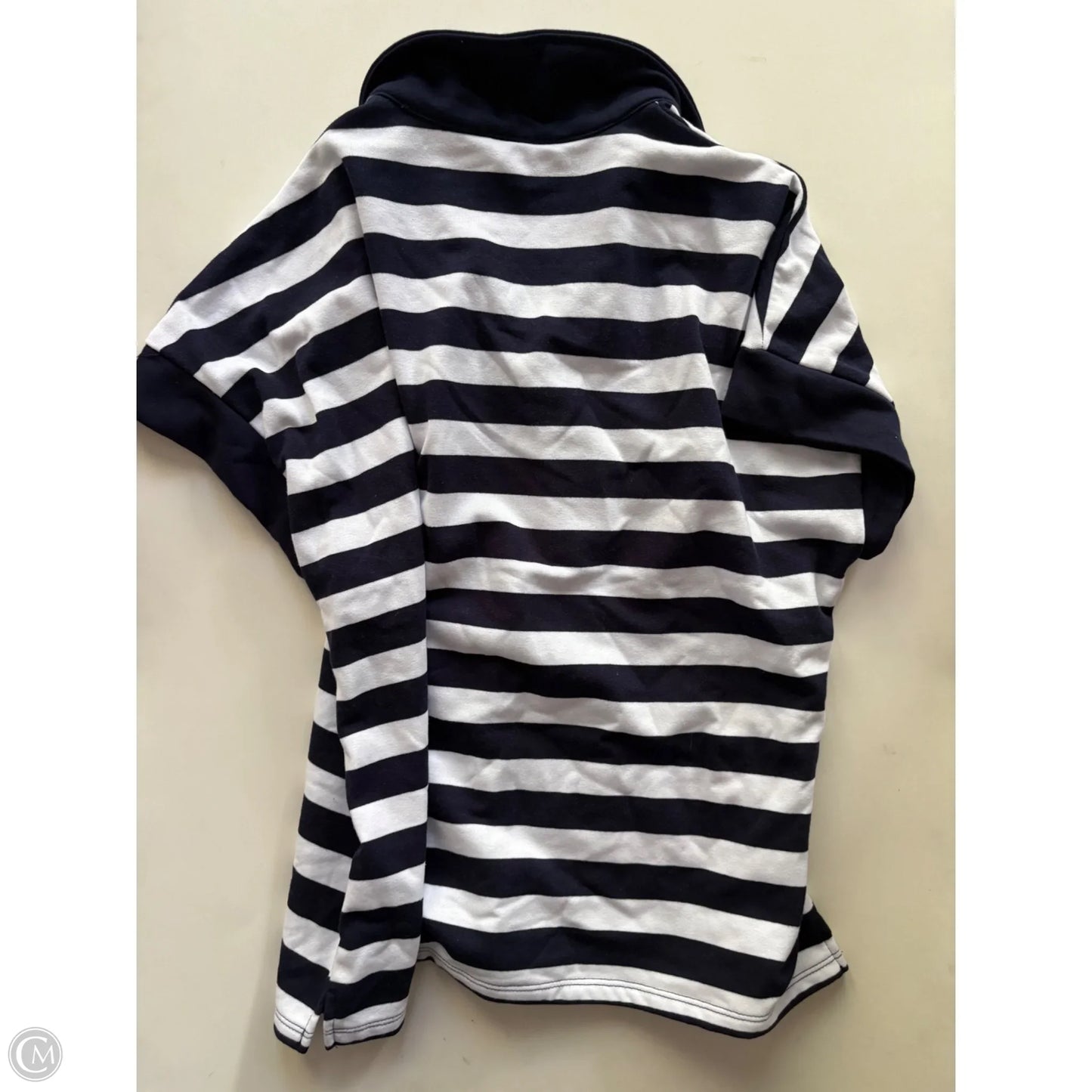 Top Short Sleeve By Crown And Ivy In Striped Pattern, Size: Xl