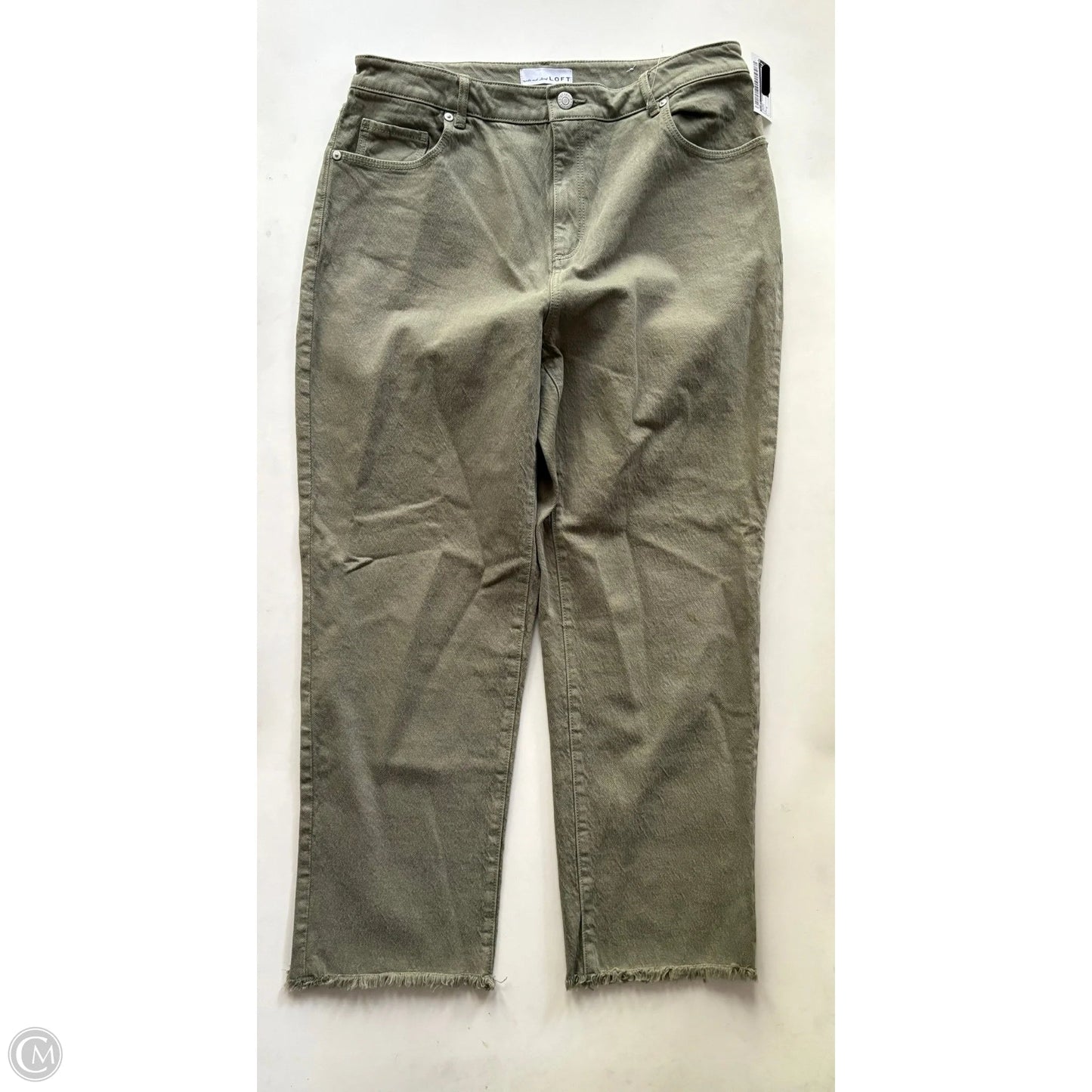 Jeans Wide Leg By Loft In Green, Size: 8