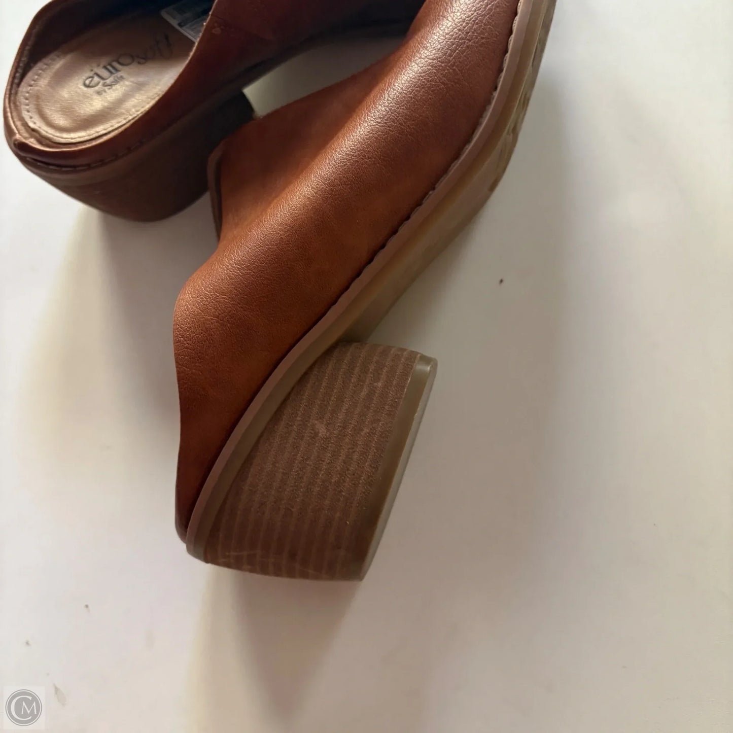 Sandals Heels Block By Sofft In Brown, Size: 11