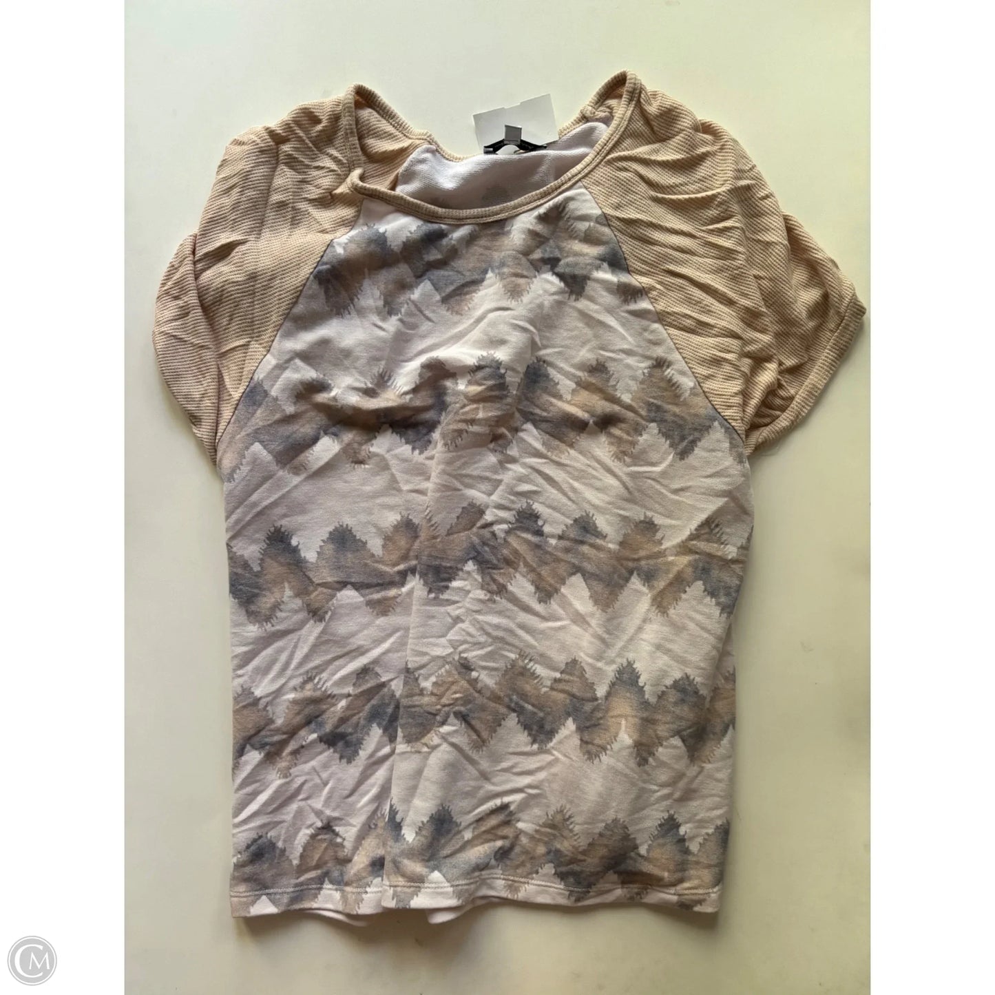 Top Short Sleeve By White Birch In Cream, Size: S