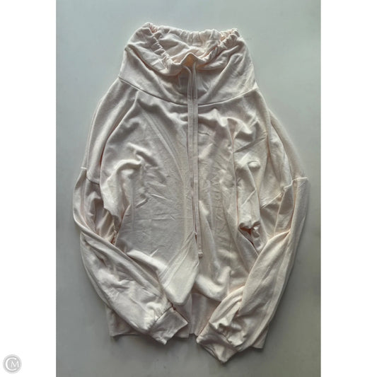 Top Long Sleeve By Mono B In Cream, Size: M