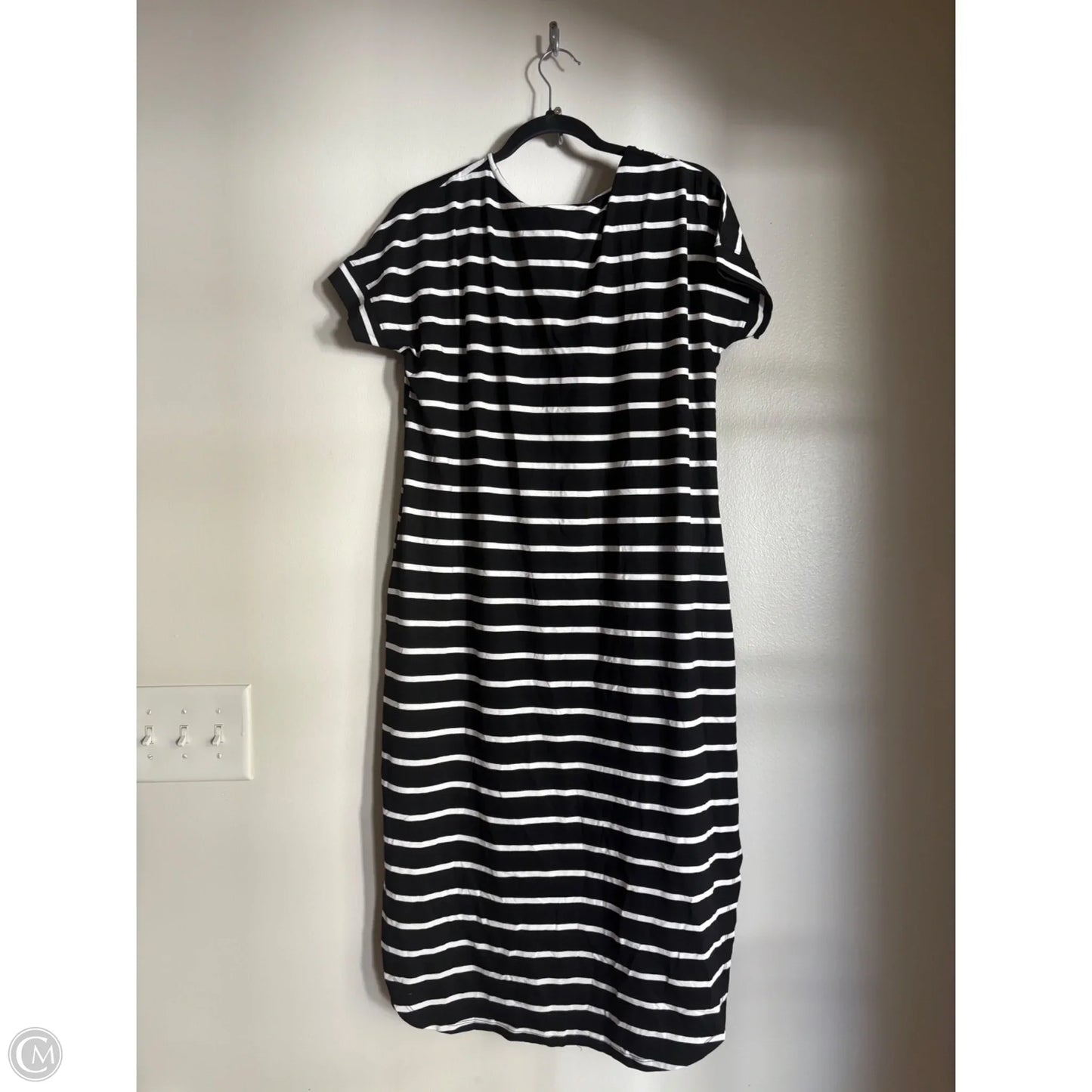 Dress Casual Maxi By Yelete In Striped Pattern, Size: L