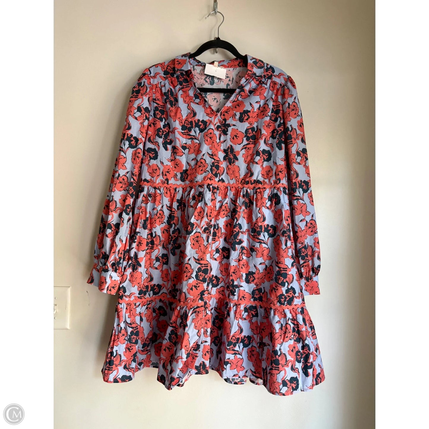 Dress Casual Midi By Jodifl In Floral Print, Size: L