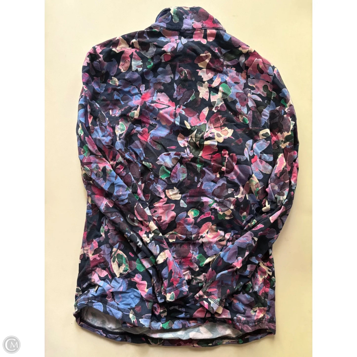 Athletic Jacket By Talbots In Blue, Size: L