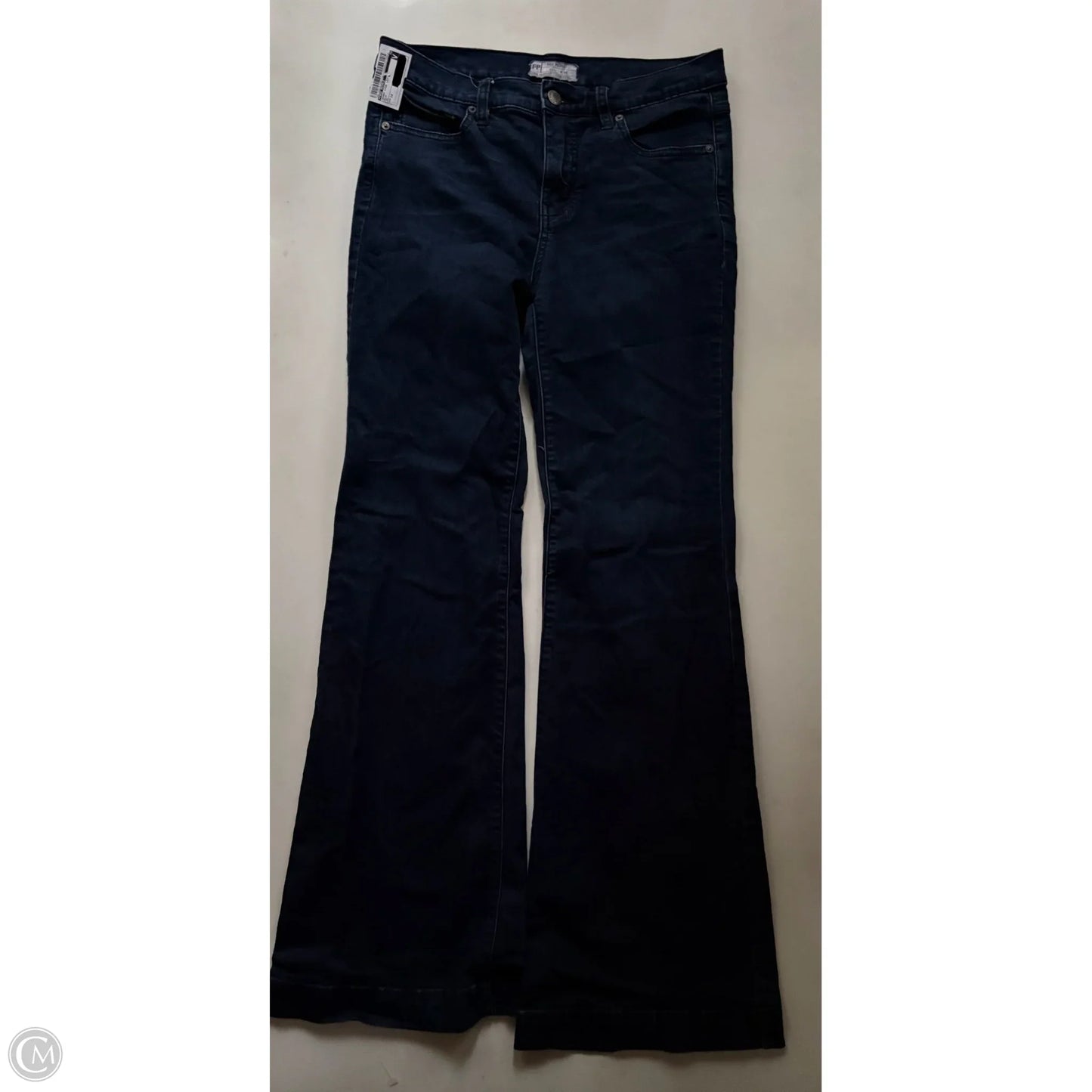 Jeans Wide Leg By Free People In Blue, Size: 10