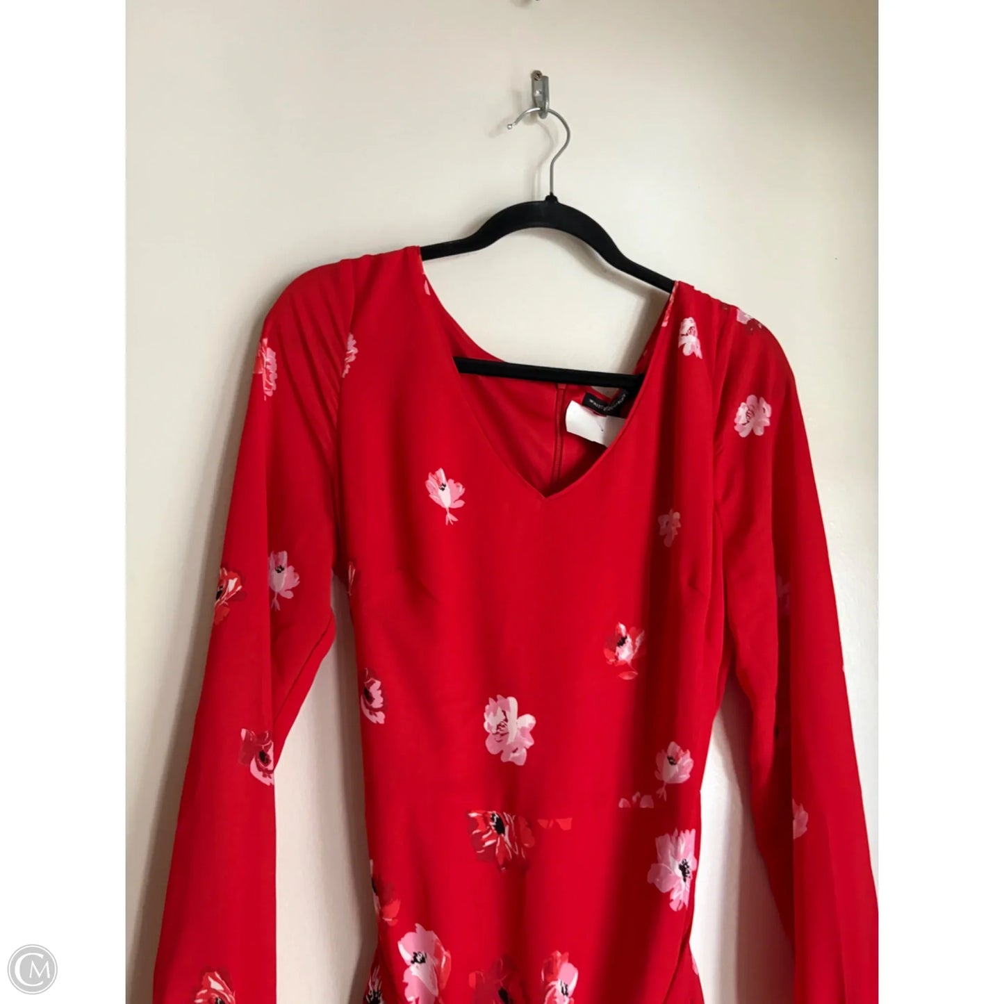 Dress Work By White House Black Market In Red, Size: M