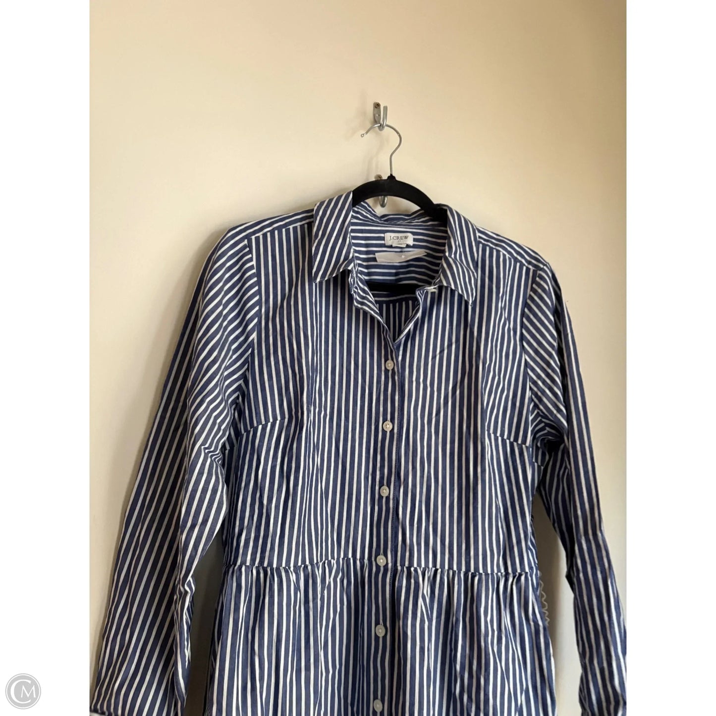 Dress Casual Maxi By J. Crew In Striped Pattern, Size: L