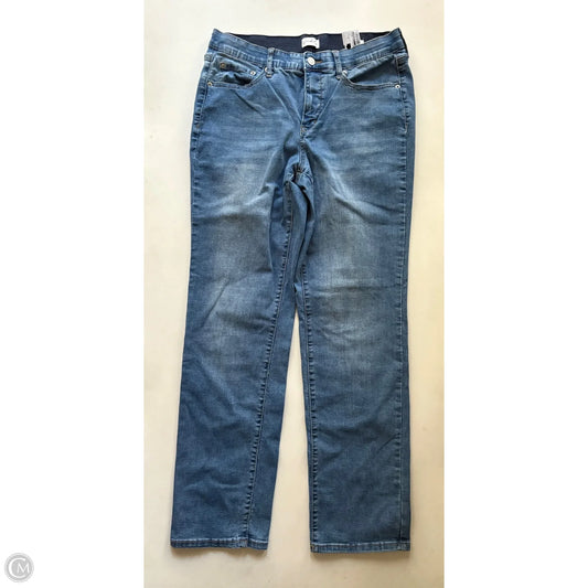 Jeans Straight By Wonderly In Blue, Size: 12
