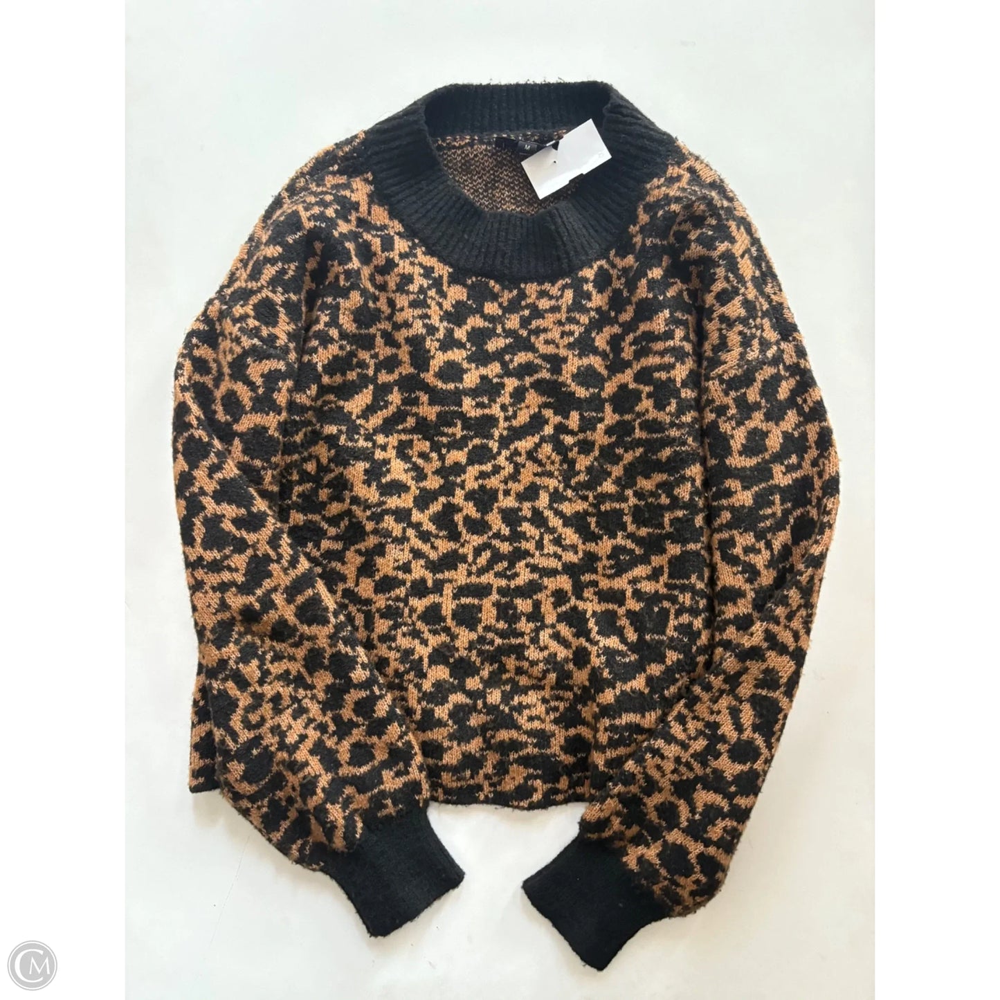 Sweater By Jessica Simpson In Animal Print, Size: M