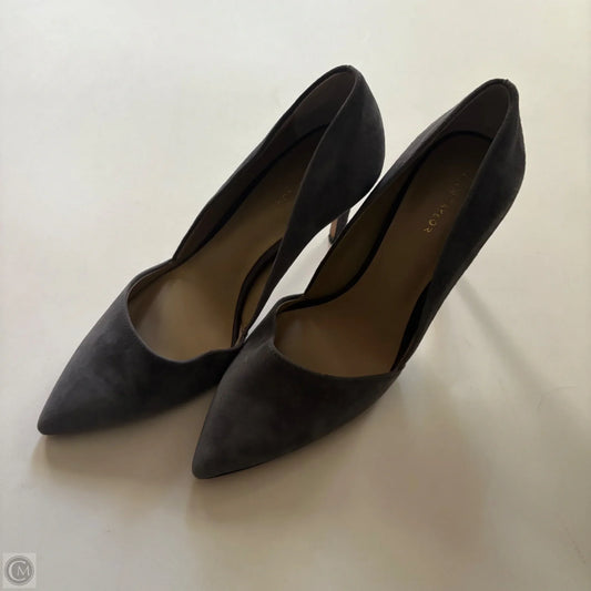 Shoes Heels Kitten By Ann Taylor In Grey, Size: 7.5