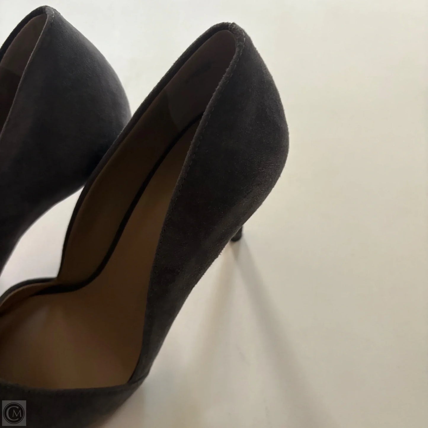 Shoes Heels Kitten By Ann Taylor In Grey, Size: 7.5