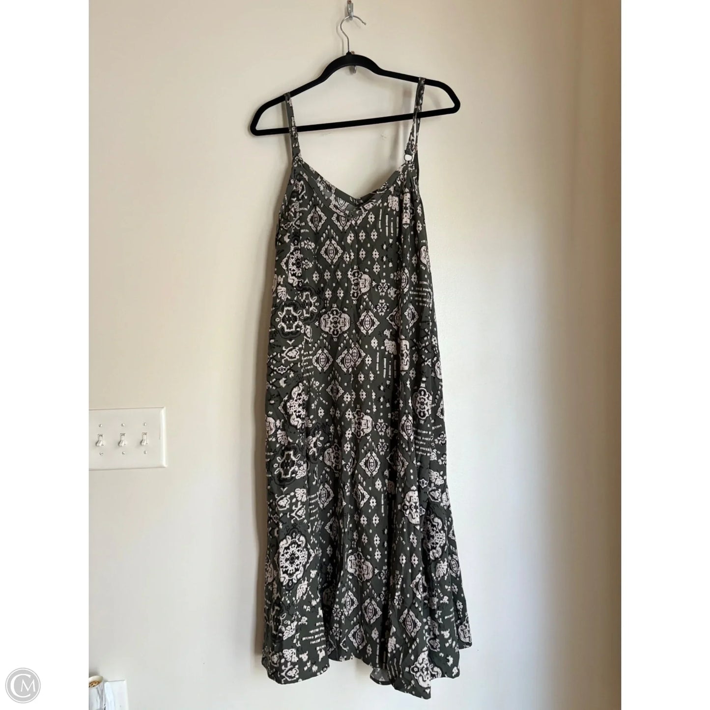 Dress Casual Maxi By Torrid In Green, Size: 1x