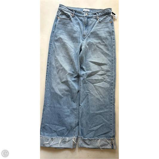 Jeans Wide Leg By Loft In Blue, Size: 10