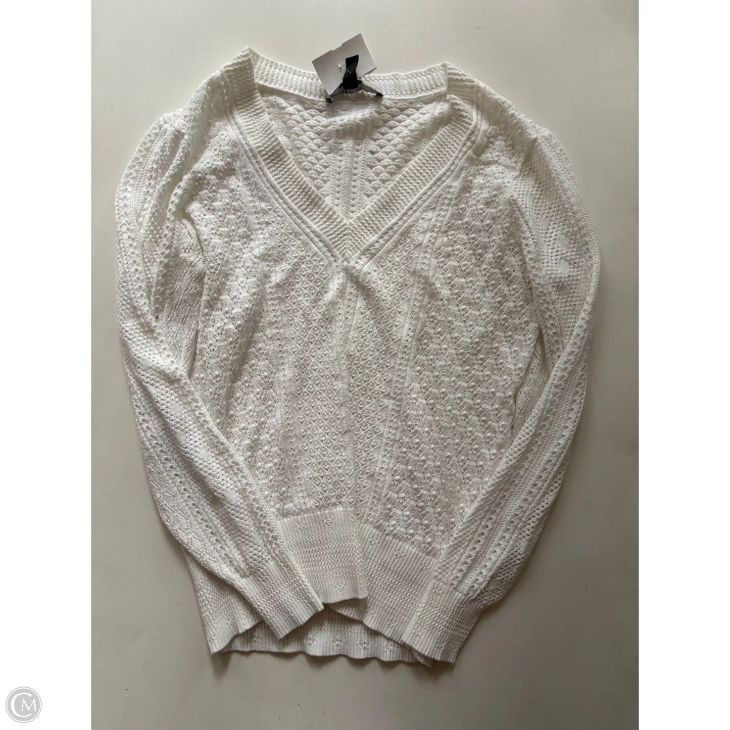 Sweater By White House Black Market In White, Size: M