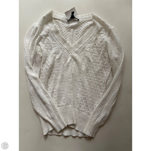 Sweater By White House Black Market In White, Size: M