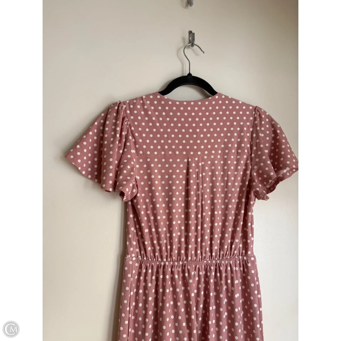 Dress Casual Midi By Monteau In Polkadot Pattern, Size: S