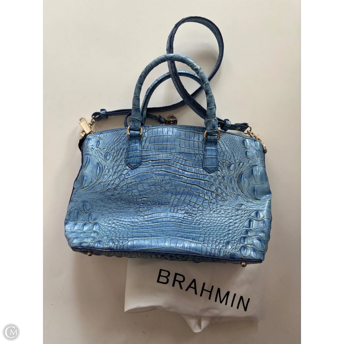 Handbag Designer By Brahmin, Size: Large