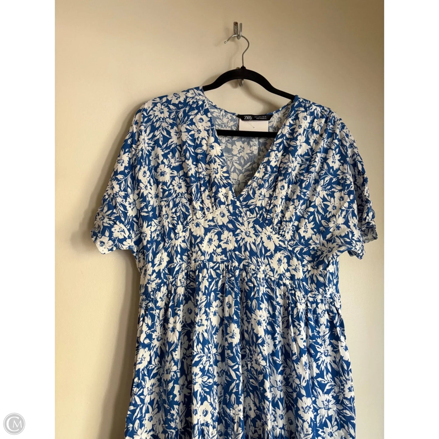 Dress Casual Maxi By Zara In Blue, Size: S