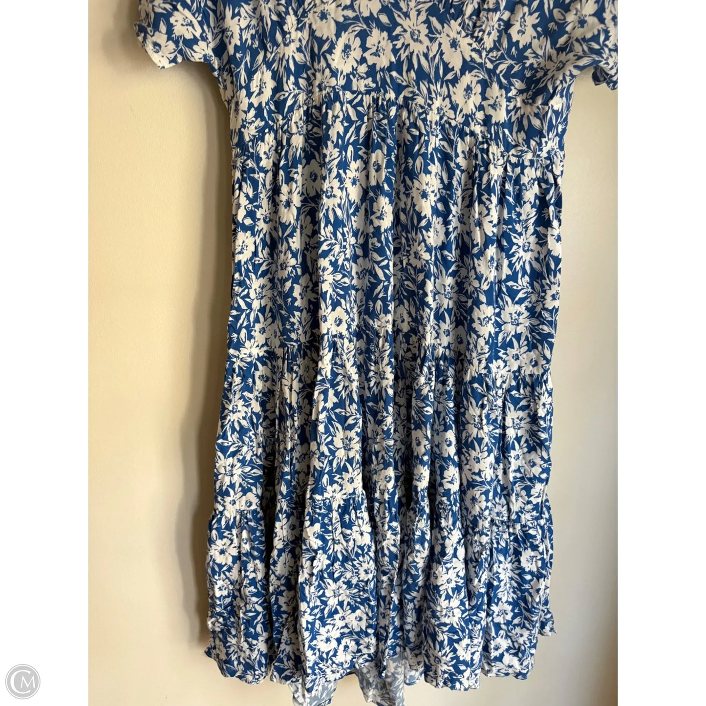 Dress Casual Maxi By Zara In Blue, Size: S