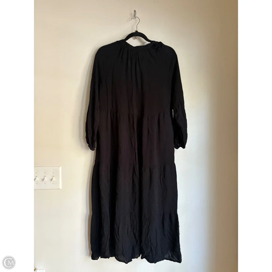Dress Casual Maxi By A New Day In Black, Size: S