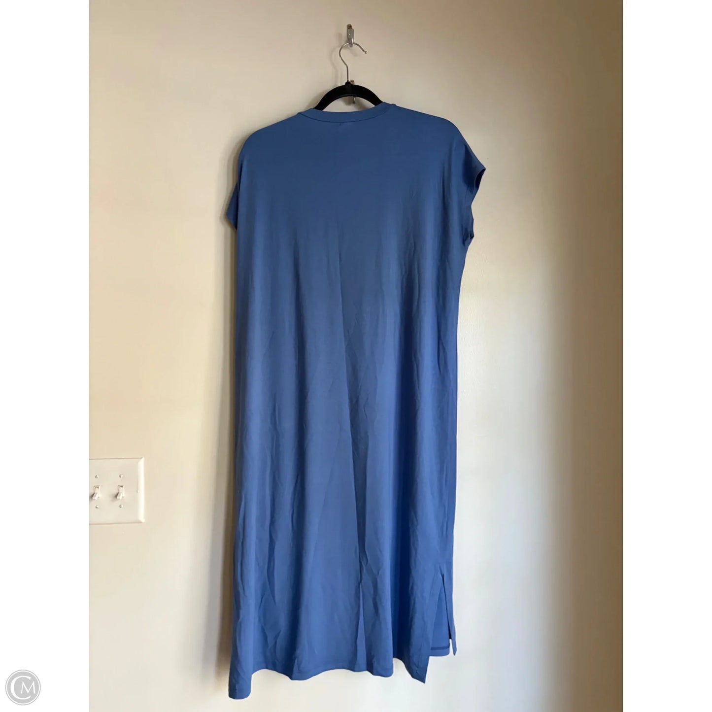 Dress Casual Midi By Eileen Fisher In Blue, Size: S