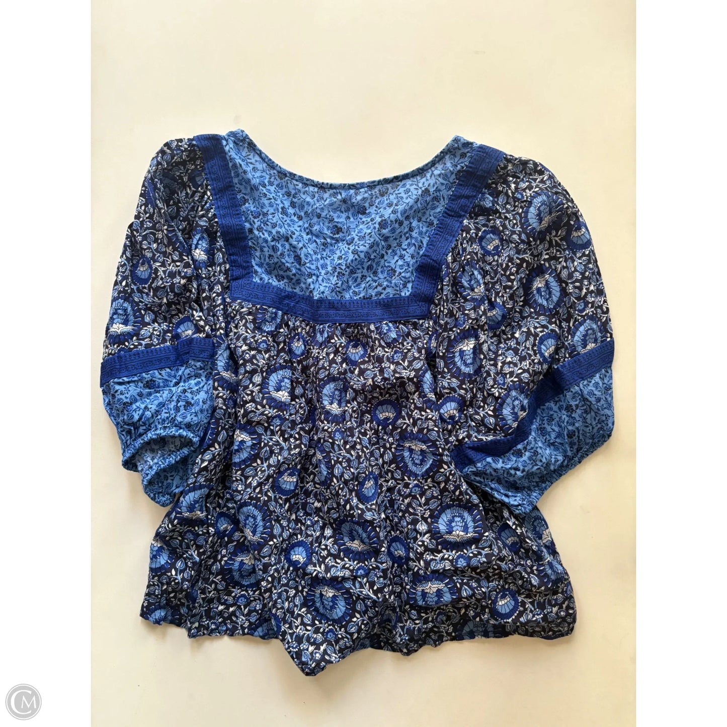 Top Short Sleeve By Old Navy In Blue, Size: S